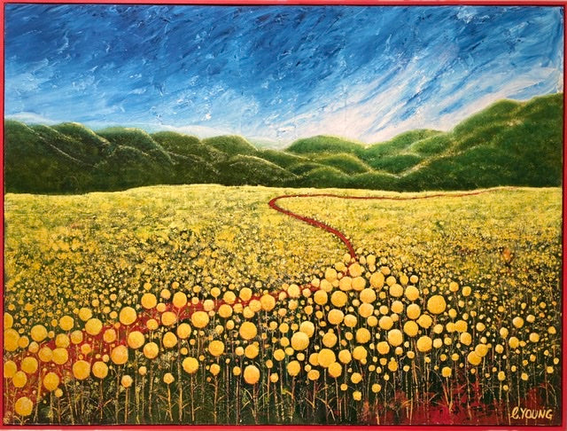 Billy Buttons and the Red Road - SOLD