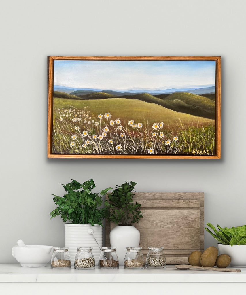 BILLY BUTTONS ON BOGONG - SOLD-