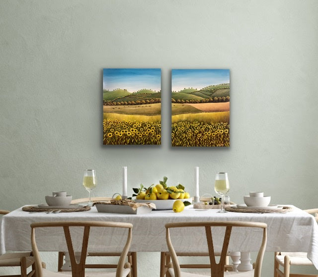 COUNTRY SUNFLOWERS - SOLD-
