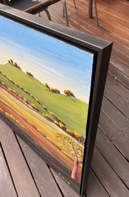 COUNTRY VIBES - framed- SOLD-