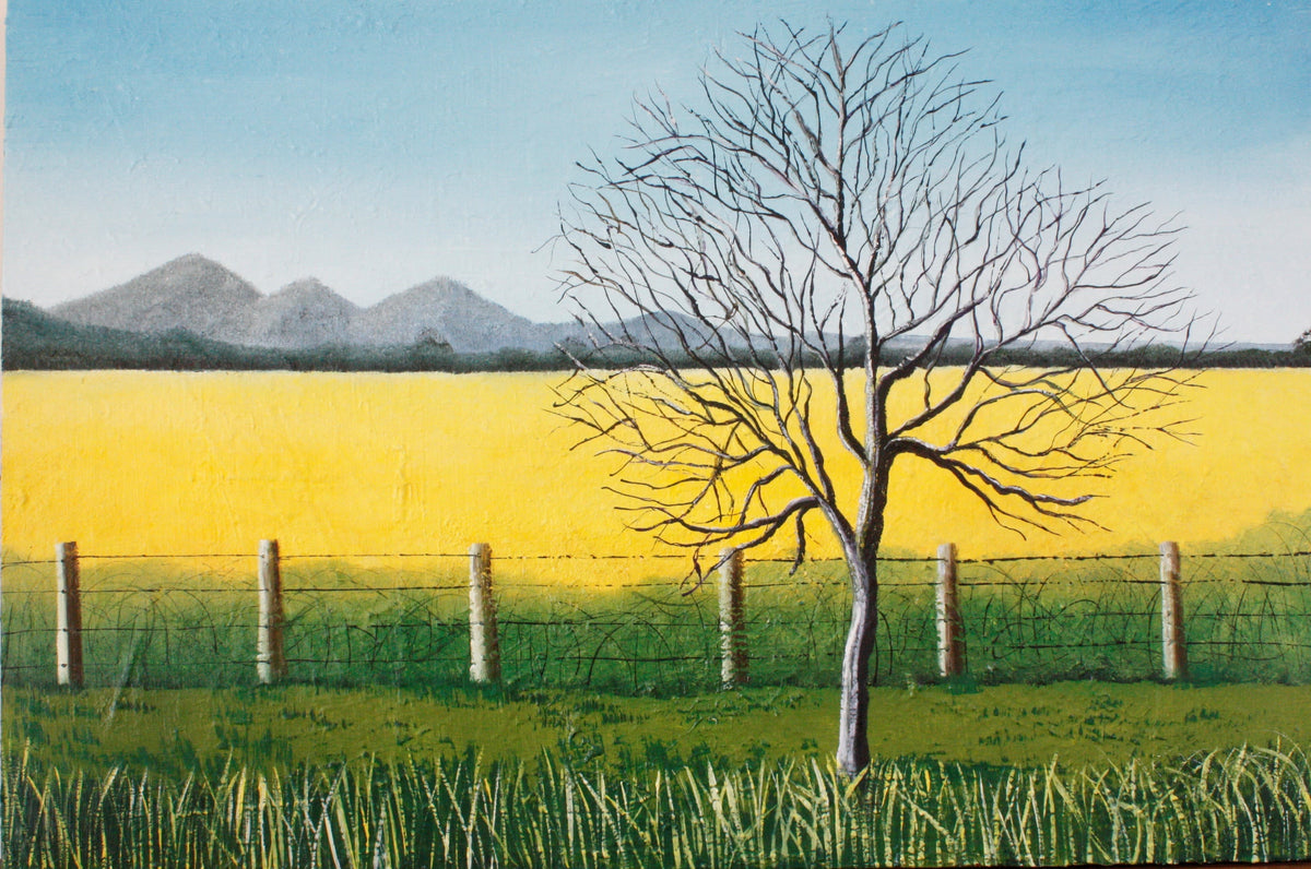 You Yangs Roadscape SOLD Corinne Young's Art